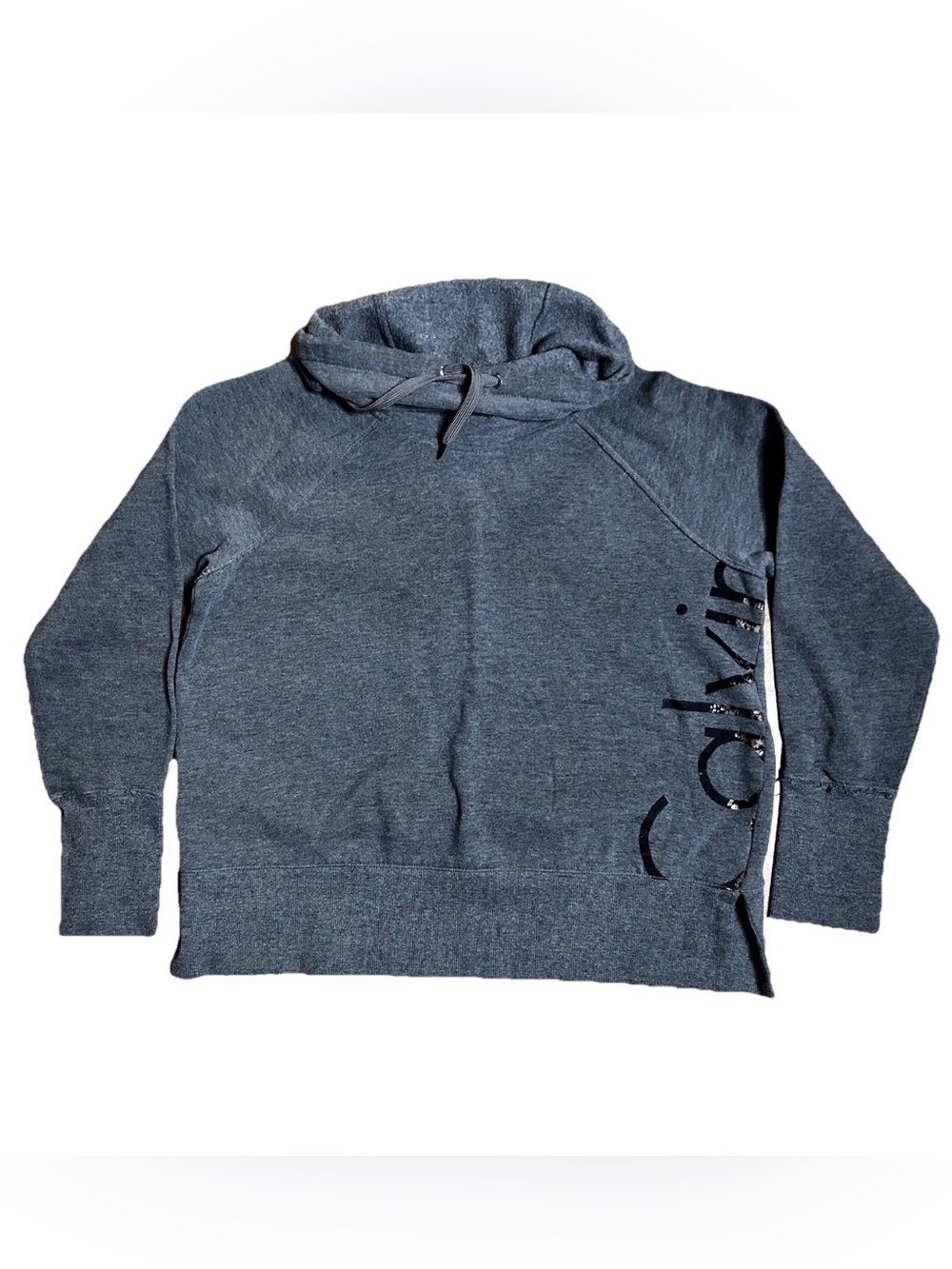 Calvin Klein Charcoal Cowl Neck Sweater